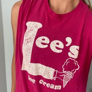 Vintage Lee’s Ice Cream Muscle Tank